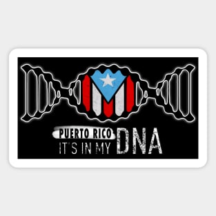 It's In My DNA Puerto Rico Magnet
